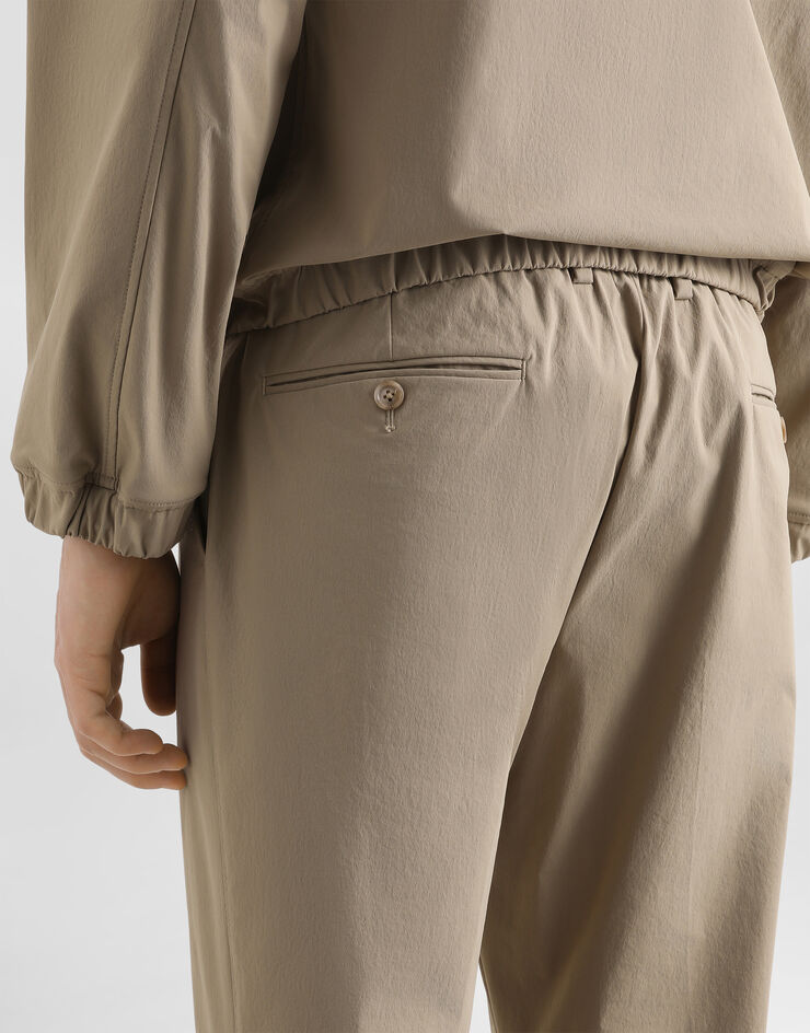 Dolce & Gabbana Nylon canvas trousers Beige GW13ETFUUDD