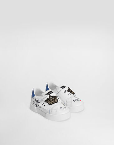 Dolce & Gabbana Nappa calfskin sneakers Multicolor DN0233A0219