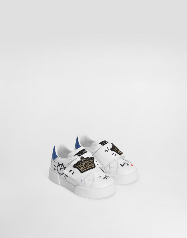 Dolce & Gabbana Nappa calfskin sneakers Multicolor DN0233A0219