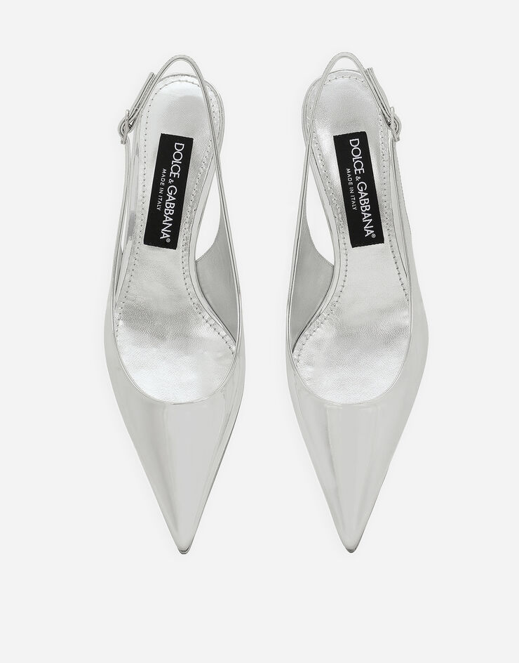 Dolce & Gabbana Calfskin slingbacks Silver CG0639AY828