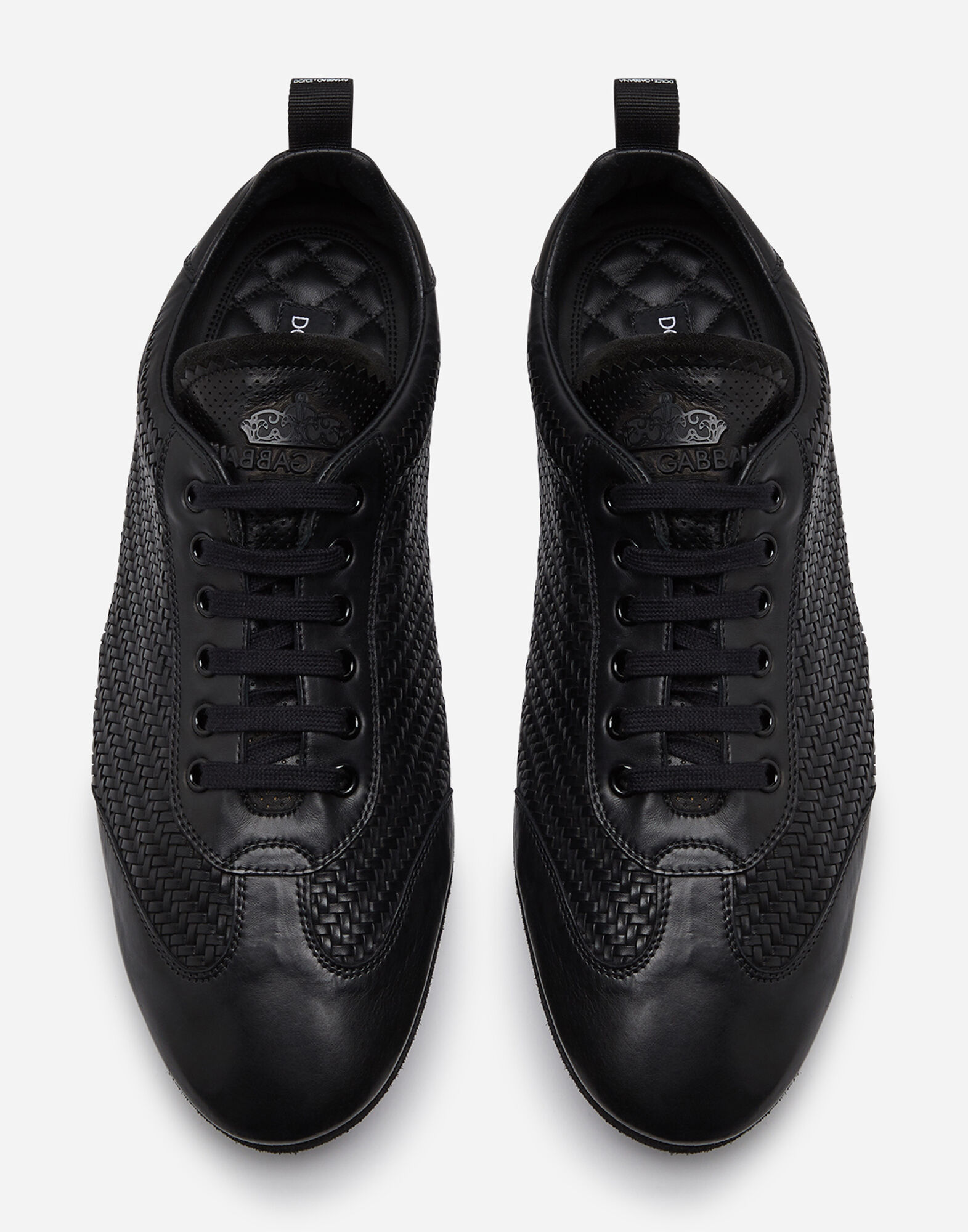 Braided calfskin francesina