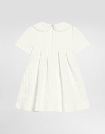 Dolce & Gabbana Short-sleeved cotton dress White L23DY9FM6BX