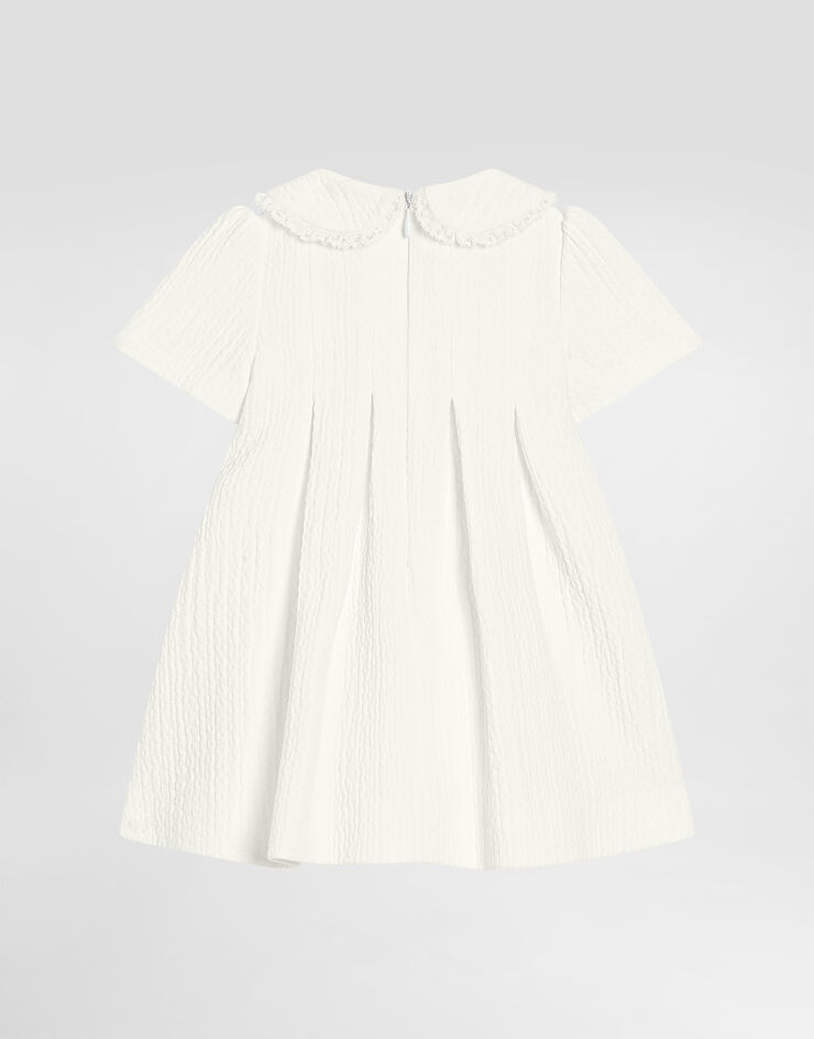 Dolce & Gabbana Short-sleeved cotton dress White L23DY9FM6BX