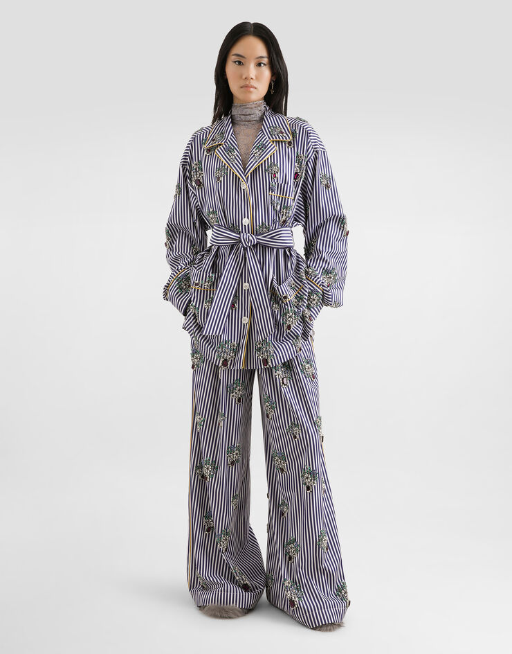 Dolce & Gabbana Chantilly lace blouse Multicolor F7BV7TILMDD