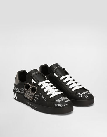 Dolce & Gabbana Calfskin Portofino sneakers Multicolor CS1760AZ268