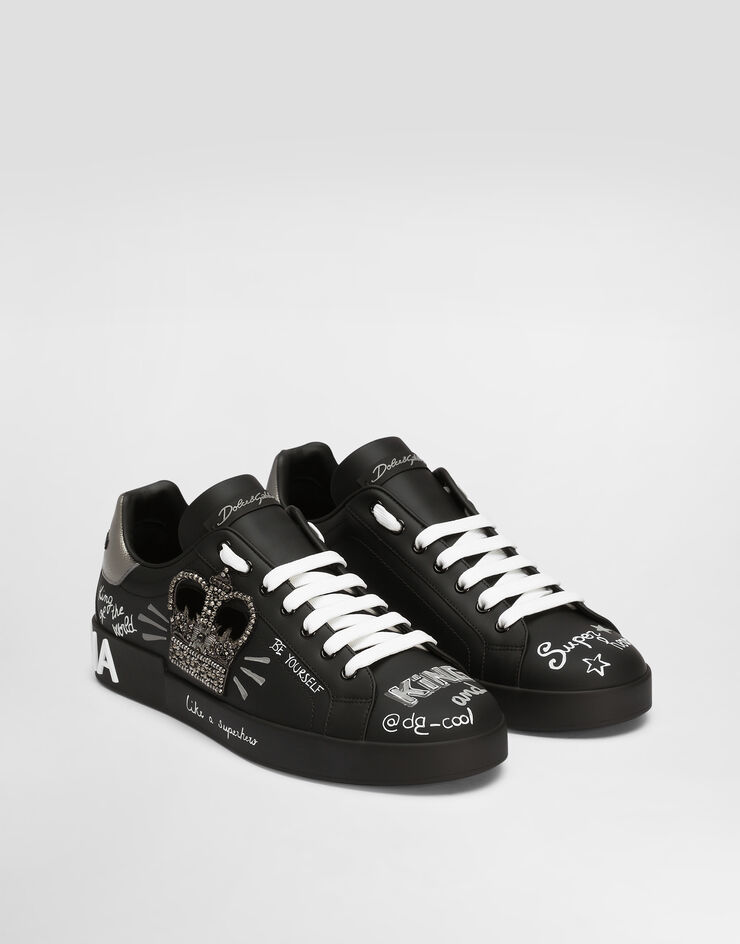 Dolce & Gabbana Calfskin Portofino sneakers Multicolor CS1760AZ268