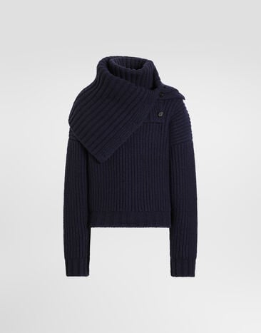 Dolce & Gabbana Wool turtleneck Dolce & Gabbana Wool turtleneck Blue GXWA8TJDVNO