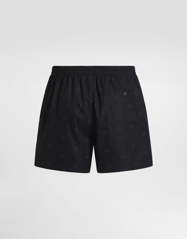 Dolce & Gabbana Logo-print poplin boxer shorts Multicolor M3A12THS5T7