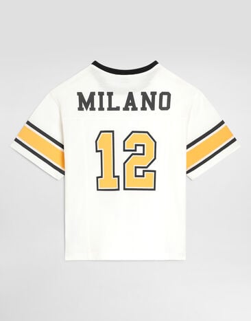 Dolce & Gabbana Camiseta de jersey con logo  L4JTKFG7P6D