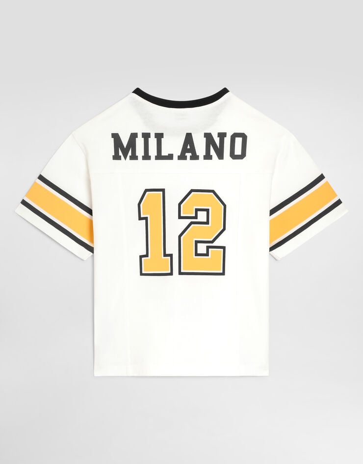 Dolce & Gabbana Camiseta de jersey con logo  L4JTKFG7P6D