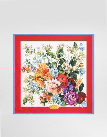 Dolce & Gabbana 70x70 silk twill foulard Multicolor FN092RGDC7B