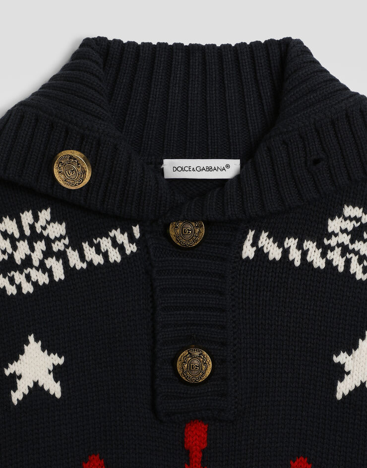 Dolce & Gabbana Knit pullover Blue L4KWK9JGMLX
