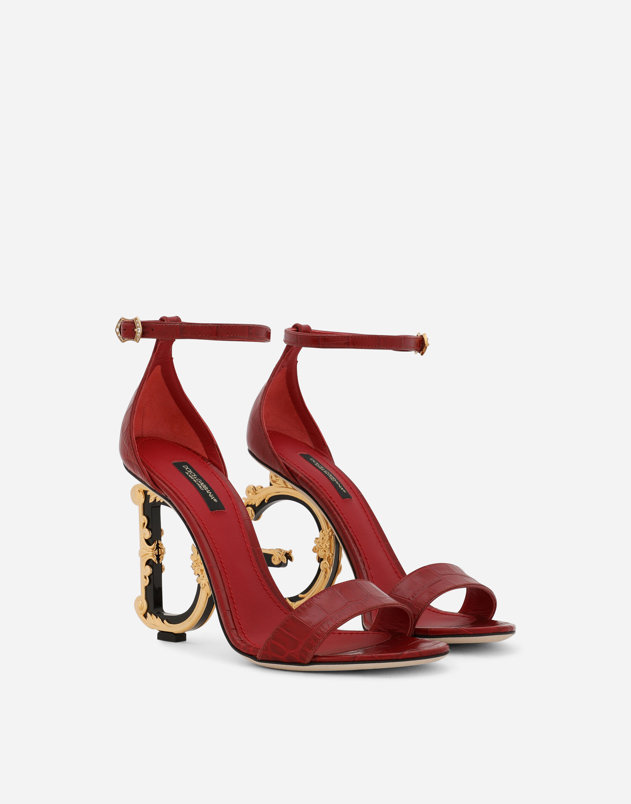 Dolce and top gabbana red heels