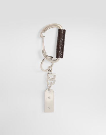 Dolce & Gabbana Caiman keyring Brown BP3560A2088