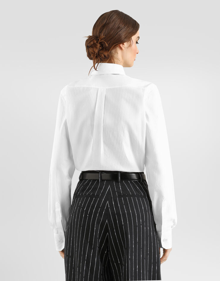 Dolce & Gabbana Striped poplin shirt Dolce & Gabbana Striped poplin shirt Multicolor F5U89TFB5OE