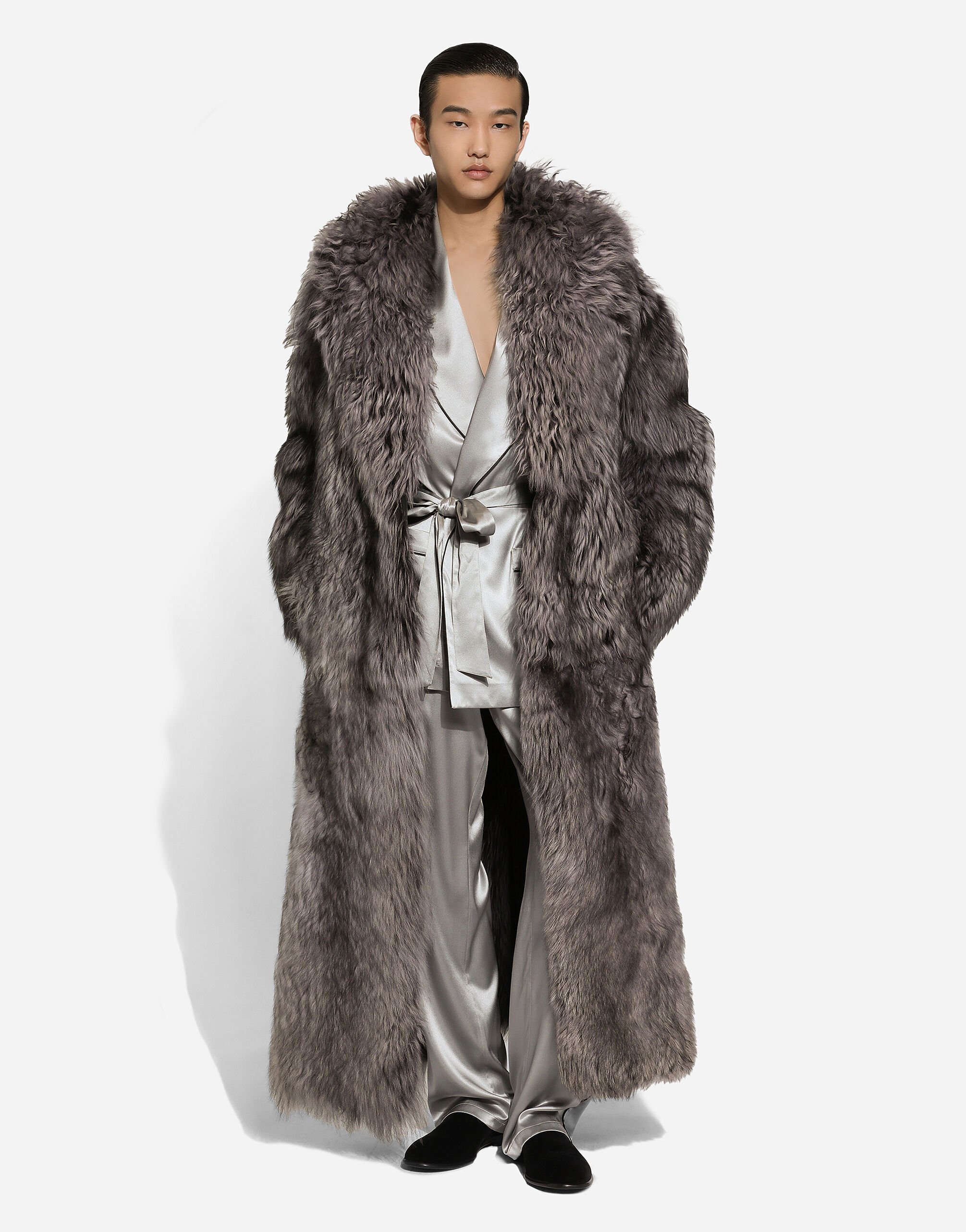 【送料&関税込】Dolce & Gabbana Silk Pants Silk pants in Grey for Men | Dolce&Gabbana® US