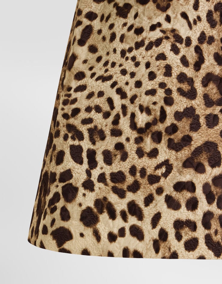Dolce & Gabbana Leo-print brocade skirt Dolce & Gabbana Leo-print brocade skirt Print F4C2EZFSTB3