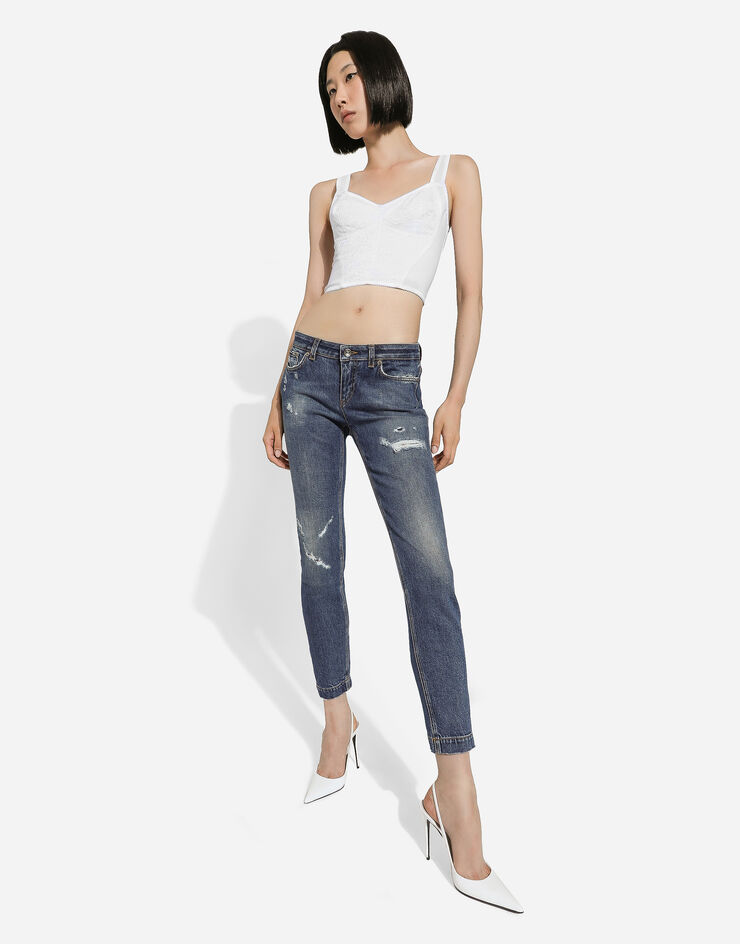 Dolce & Gabbana Vaqueros pretty de denim Azul FTAH7DG8KR0