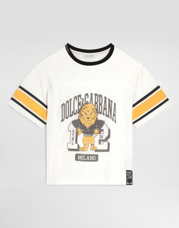 Dolce & Gabbana Camiseta de jersey con logo  L4JTKFG7P6D