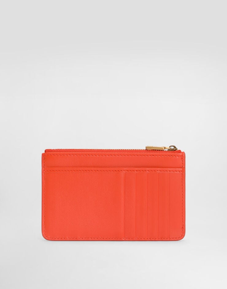 Dolce & Gabbana Calfskin card holder Orange BI1261A9S25