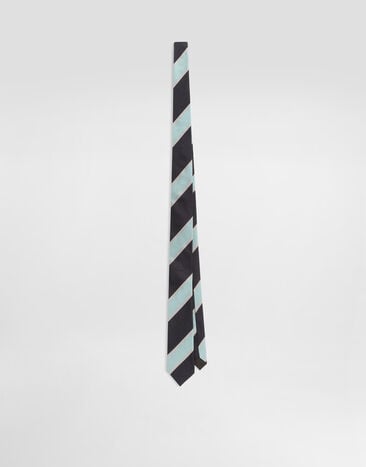 Dolce & Gabbana Jacquard martini tie Blue GT149EG0JSK