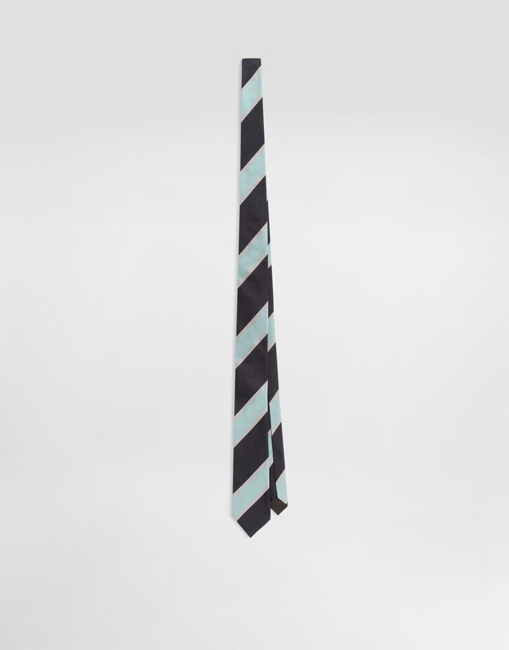 Dolce & Gabbana Jacquard martini tie Blue GT149EG0JSK