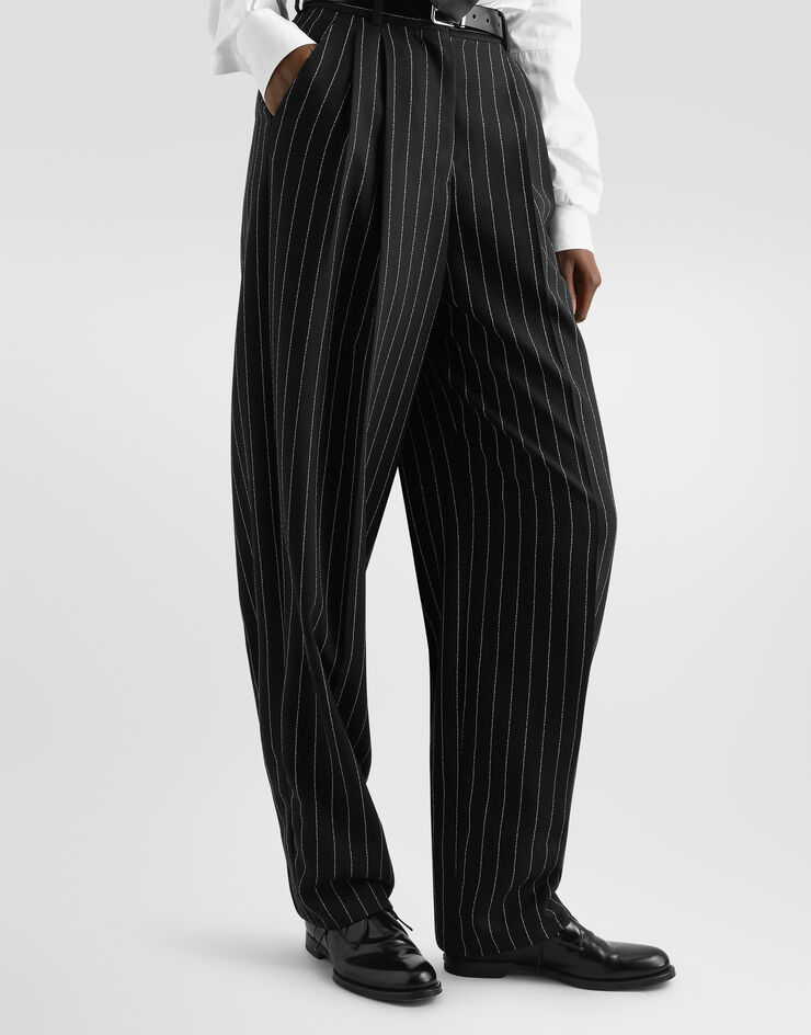 Dolce & Gabbana Pinstripe virgin wool trousers Dolce & Gabbana Pinstripe virgin wool trousers Multicolor FTDQDTFR22V