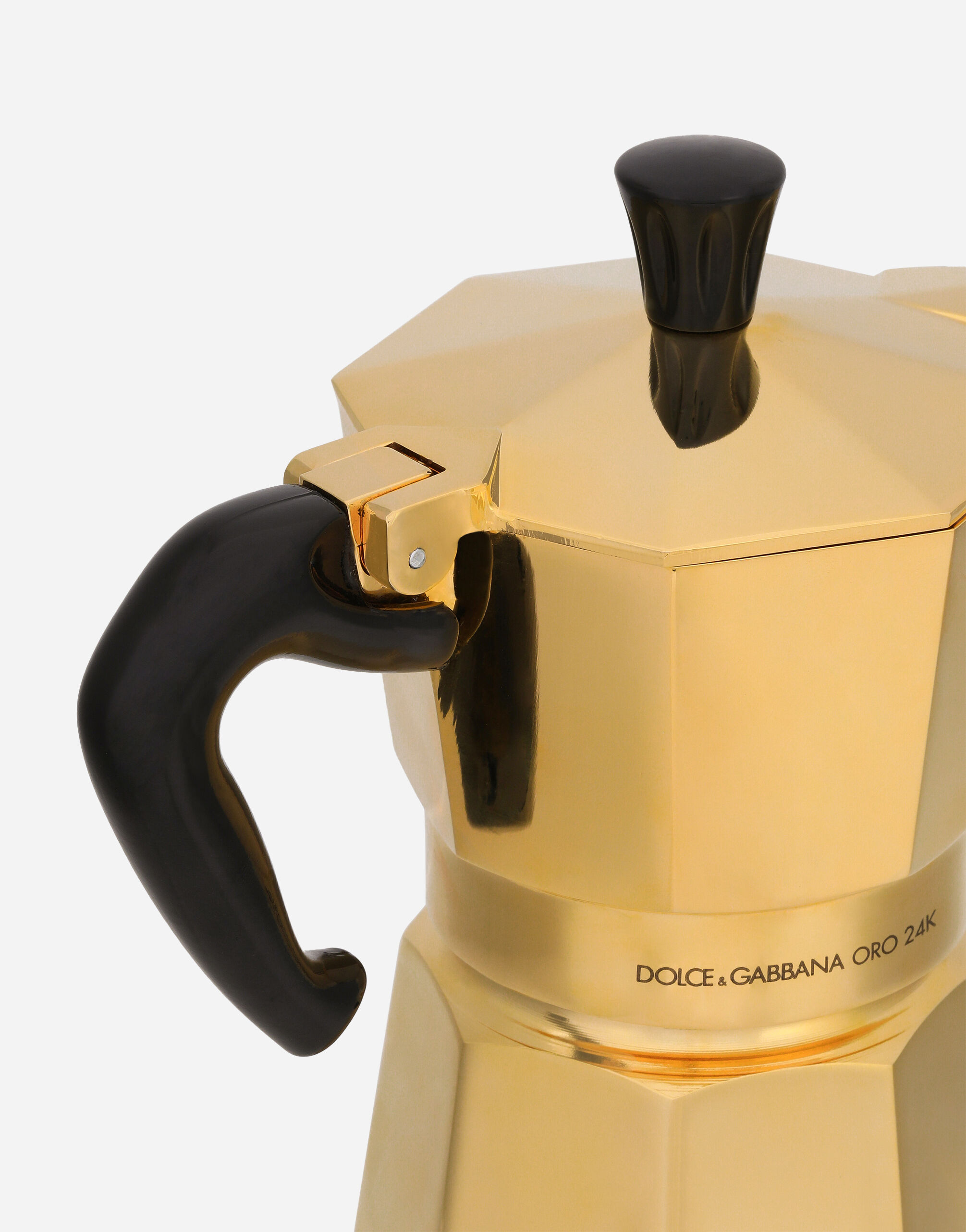 24k Gold Decorative Moka Bialetti Dolce&Gabbana in Multicolor
