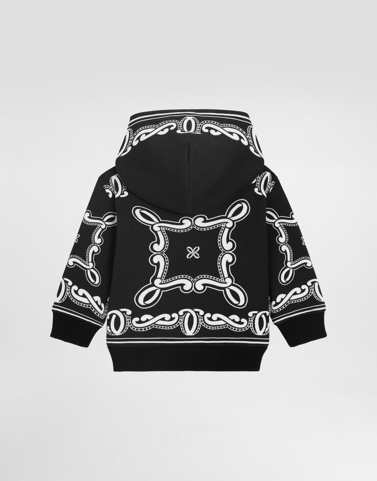 Dolce & Gabbana Hoodie with bandanna print Print L1JWITII7FQ