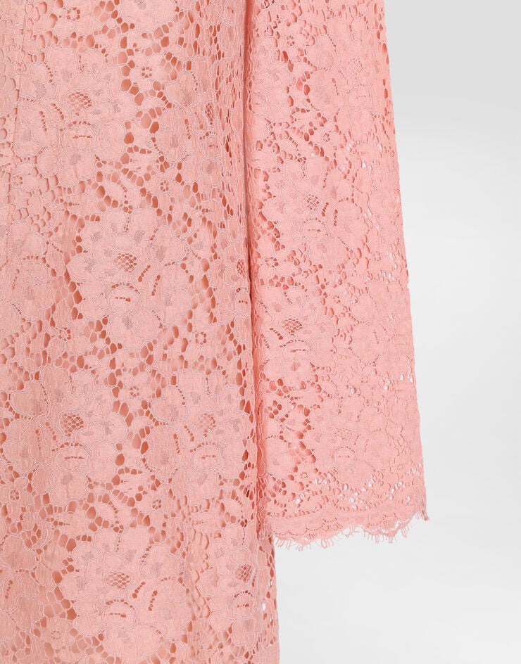 Dolce & Gabbana Cordonetto lace dress Pink F60HQTHLM0M
