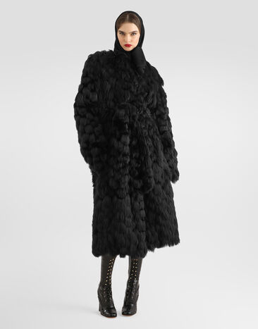 Dolce & Gabbana Shearling coat Black F0X0SFGDD7S