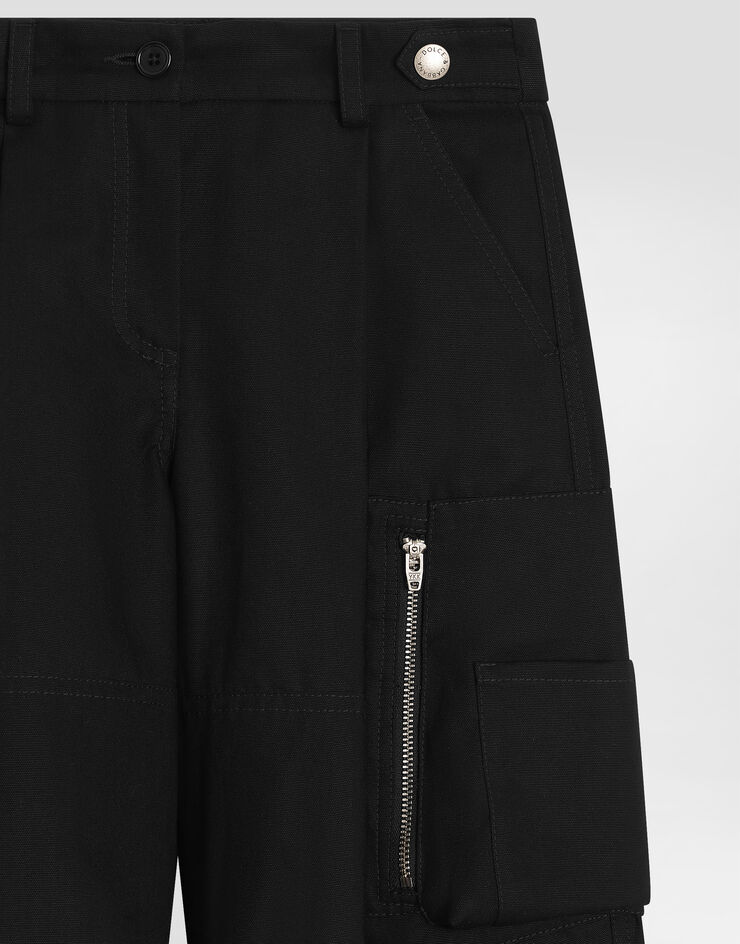 Dolce & Gabbana Technical cotton trousers Dolce & Gabbana Technical cotton trousers Black L53P52LT373
