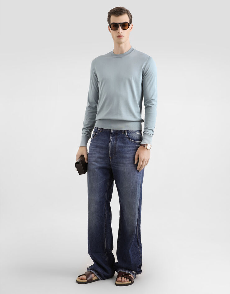 Dolce & Gabbana Silk pullover Multicolor GXX02ZJBSO5