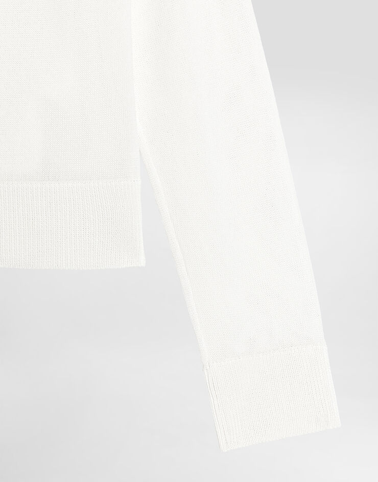 Dolce & Gabbana Cárdigan de viscosa Blanco L5KWMDJAIRU