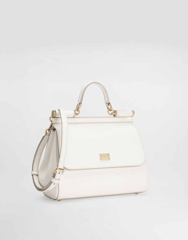 Dolce & Gabbana Bolso de mano Sicily grande BLANCO BB6002A1001