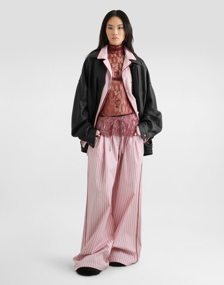 Dolce & Gabbana Striped poplin trousers Dolce & Gabbana Striped poplin trousers Multicolor FTDJETFR517