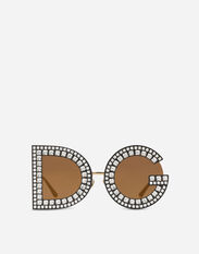 Dolce & Gabbana DG Glitter sunglasses Leo print VG4417VP38G