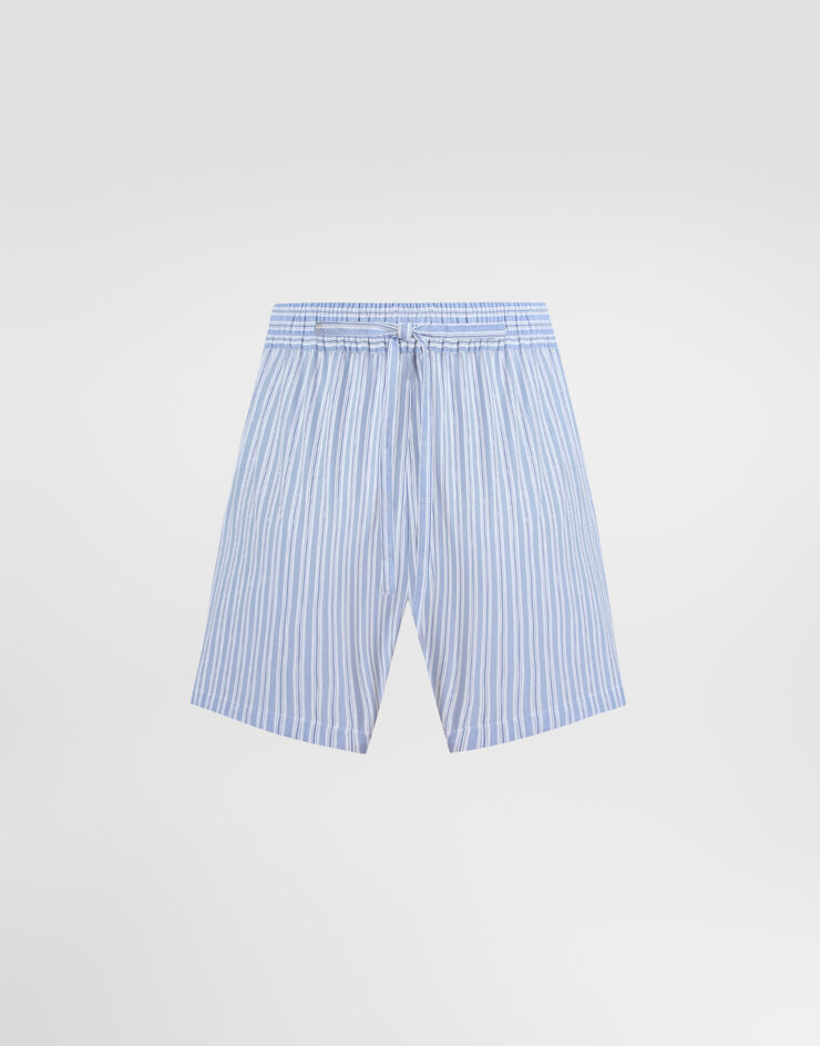 Dolce & Gabbana Striped poplin shorts Multicolor FTDJ1TFR510