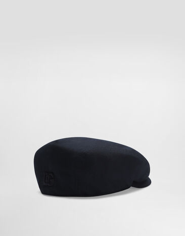 Dolce & Gabbana Cotton gabardine flat cap Blue GH587ZFUFNV