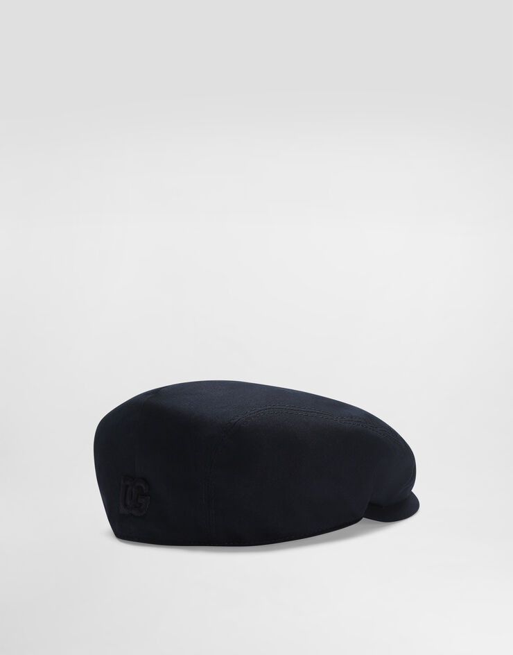 Dolce & Gabbana Cotton gabardine flat cap Blue GH587ZFUFNV
