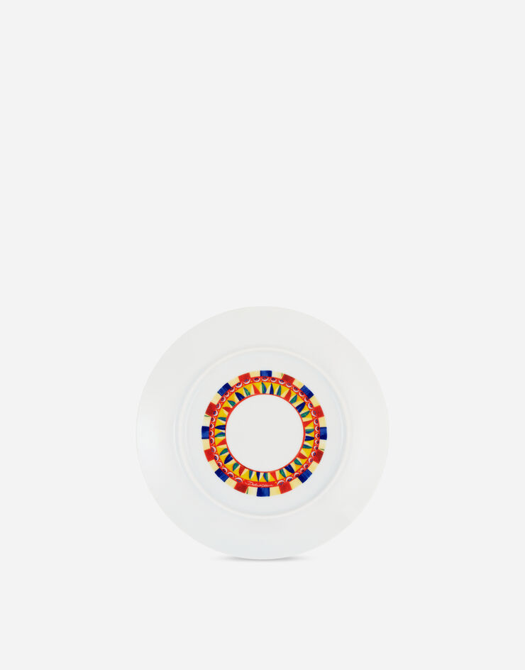 Dolce & Gabbana Set 2 Porcelain Bread Plates Multicolor TC0S02TCA21