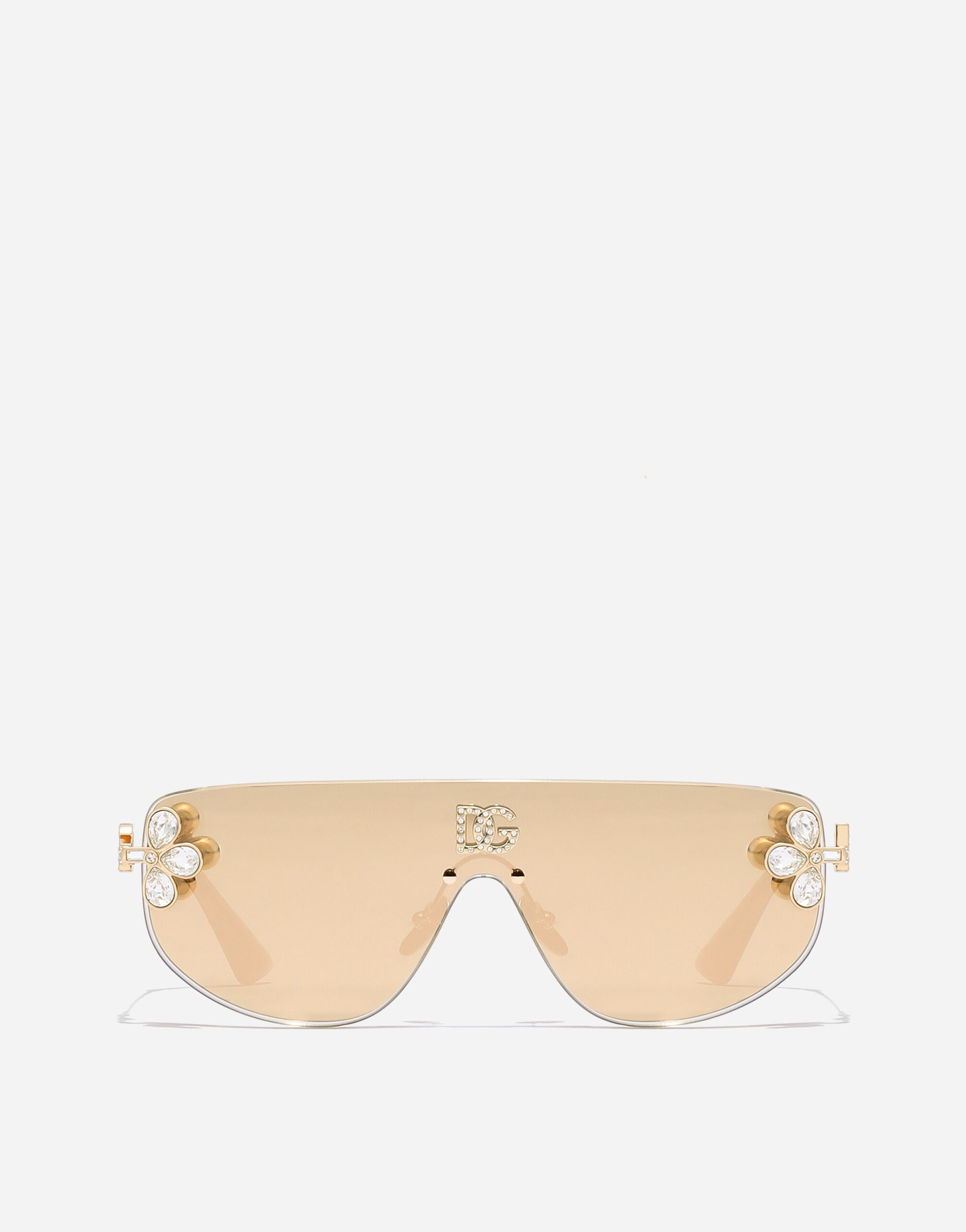 DG Crystals Sunglasses in Gold for Women | Dolce&Gabbana® US