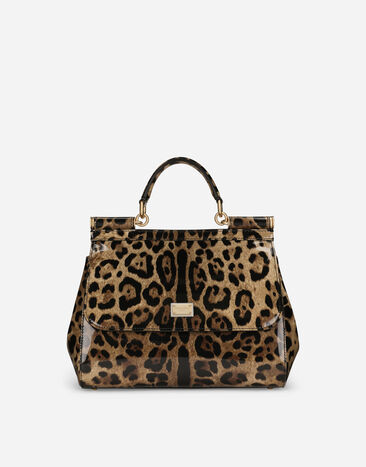 Dolce & Gabbana Large Sicily handbag Animal Print BB6002AM568