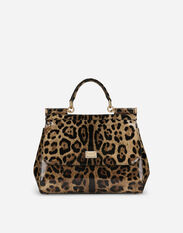 Dolce & Gabbana KIM DOLCE&GABBANA Large Sicily handbag Animal Print BB7467AM773