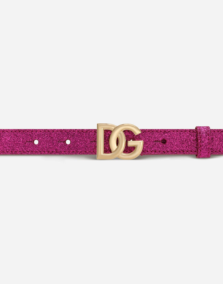 Dolce&Gabbana Ремень с логотипом DG фуксия EE0062AF220