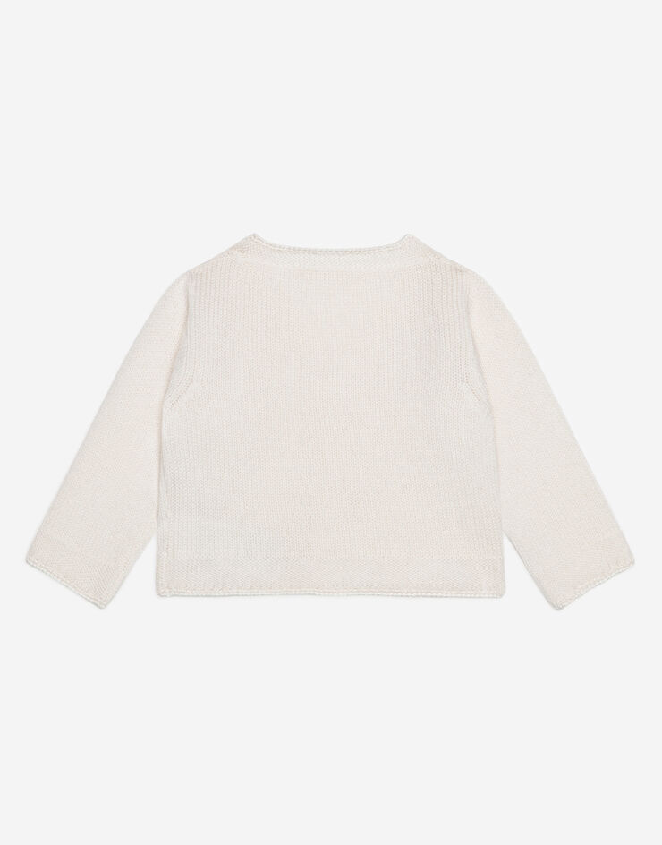 Dolce & Gabbana PULL CON BOTTONI Blanc L0EGC3LK062