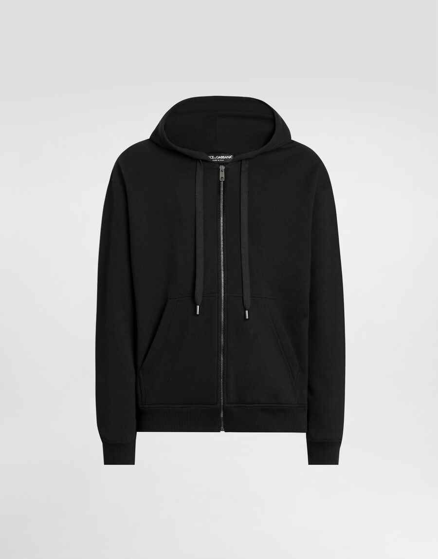 Brushed hooded sweatshirt