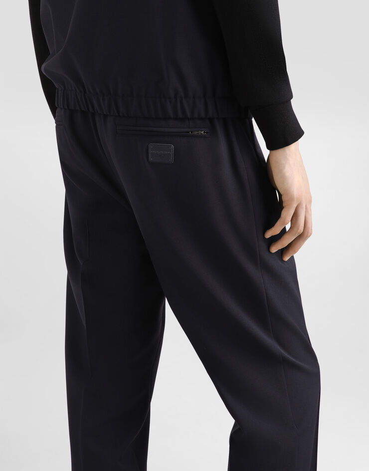 Dolce & Gabbana Wool jogging pants Blue GYACETGK306