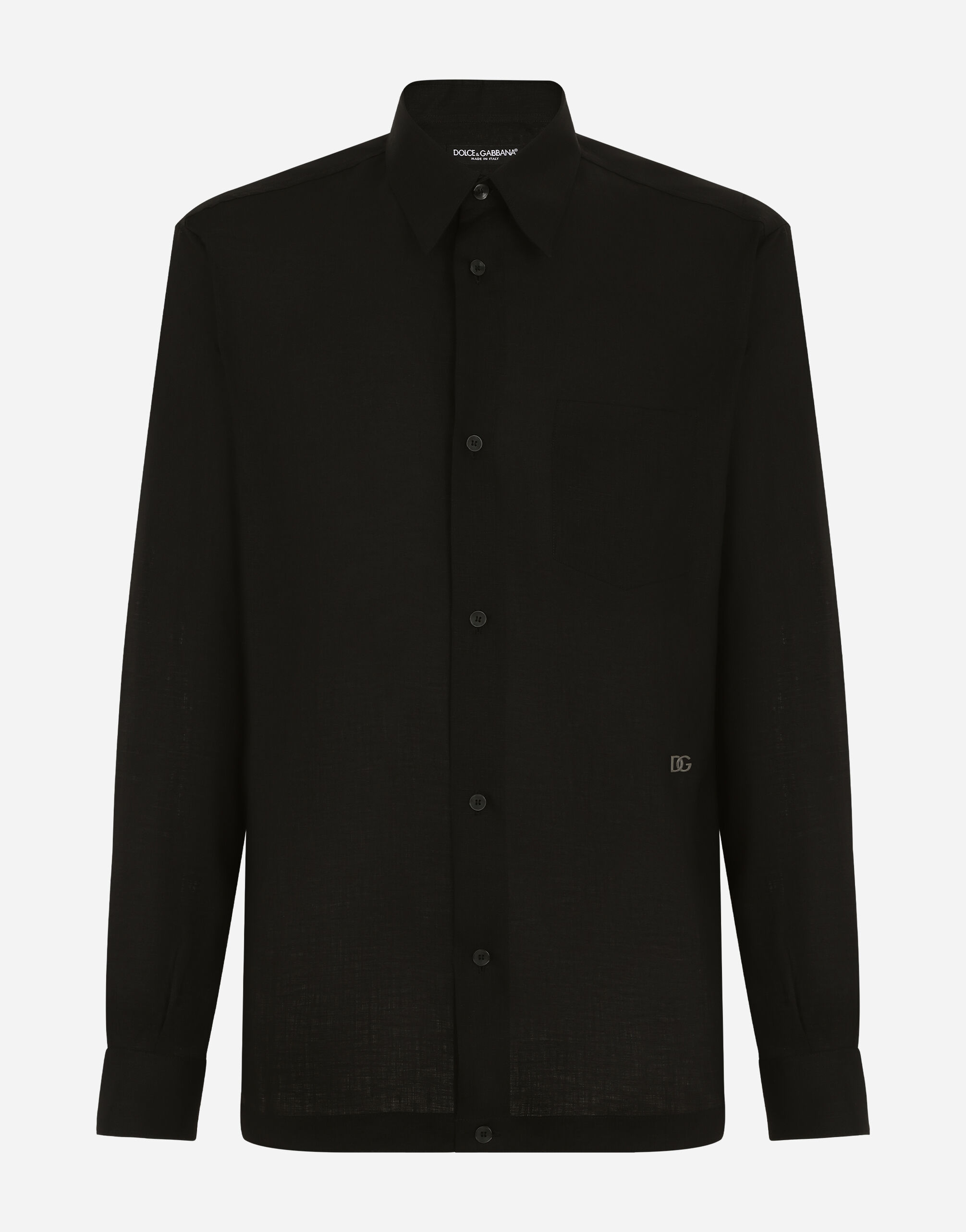 Dolce & Gabbana DGロゴ プリント スウェットシャツ ブラック Jersey sweatshirt with DG logo print in Black for Men