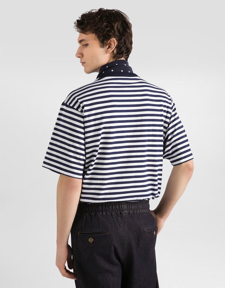 Dolce & Gabbana Striped jersey t-shirt Dolce & Gabbana Striped jersey t-shirt Multicolor G8PN9ZFBGAZ